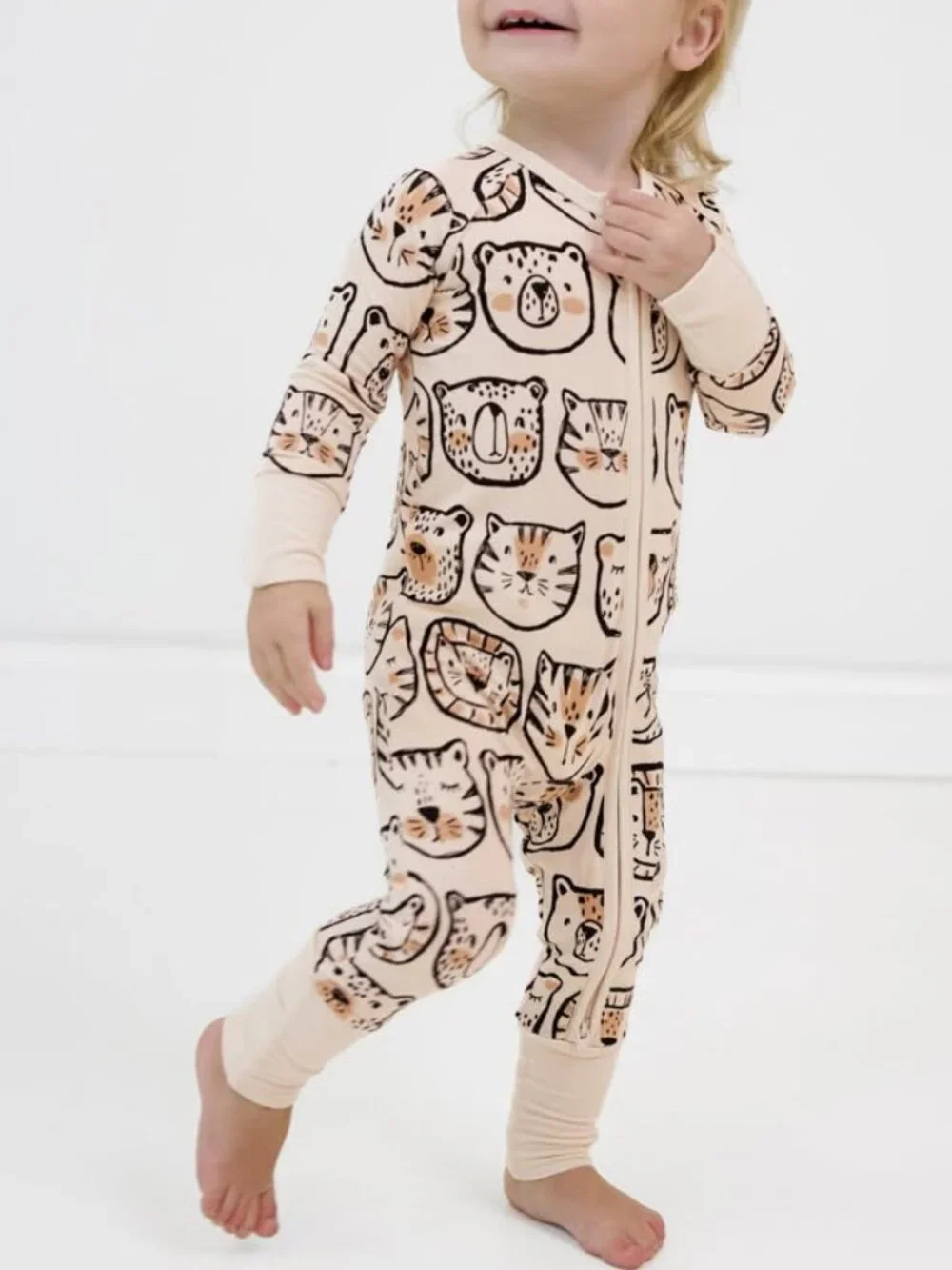 Little Sleepies Lions, Tigers & Bears Zippy 18-24 Months